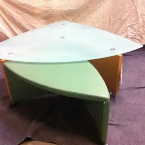 Glastisch mit Hocker "JOEY" von Leolux