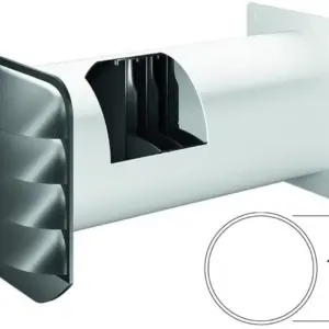 NABER E-Jal Col 150 Mauerkasten inkl. THERMOBOX (Rundrohranschluß)
